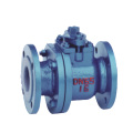 Flanged Fluorine lined Ball Valve for strong corrosive service